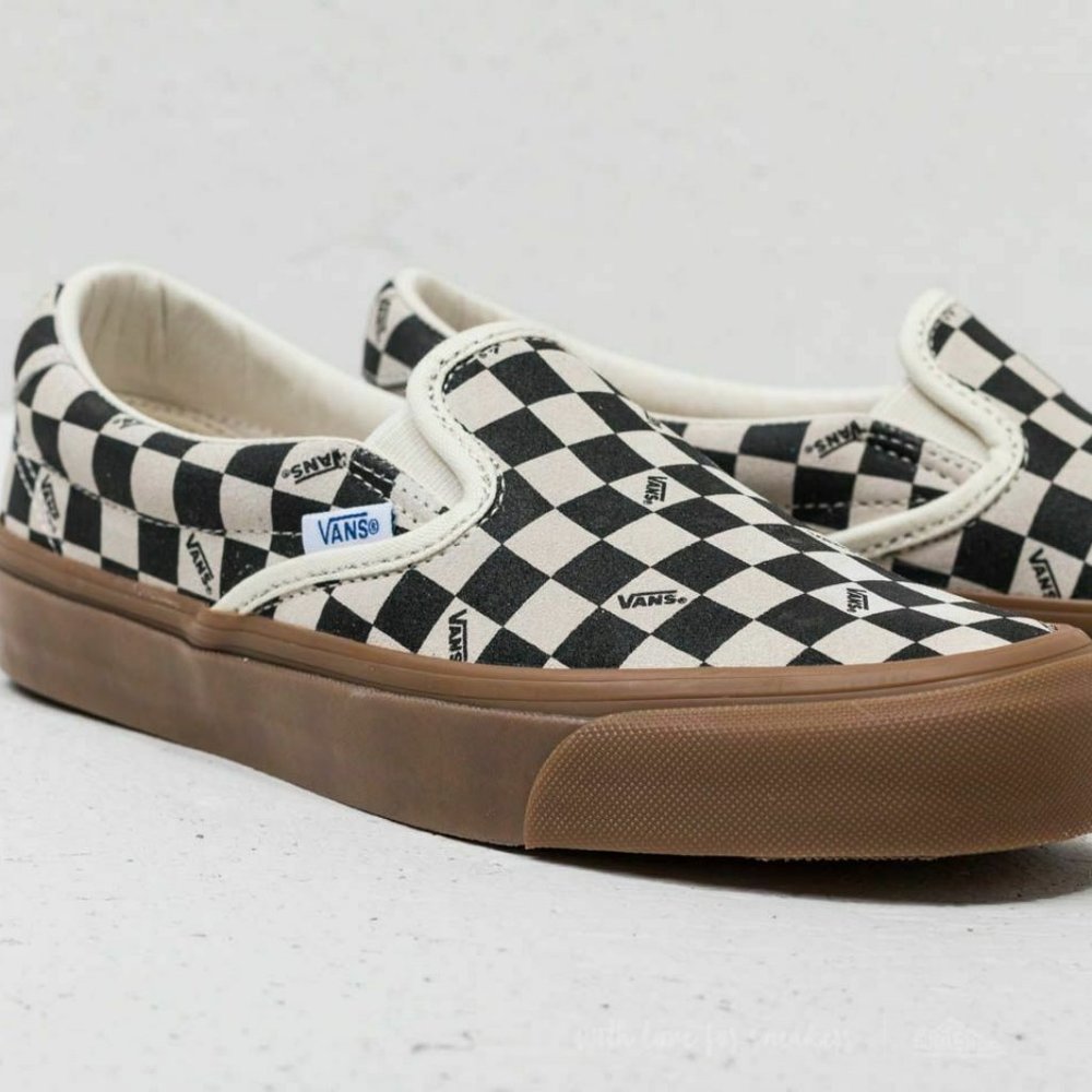 VANS Vault OG Slip-On 59 LX suede checkerboard